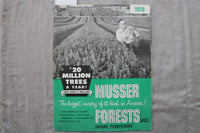 1959 MUSSER FOREST INC. CATALOG - INDIANA, PENNSYLVANIA - SOFTCOVER - K 3462