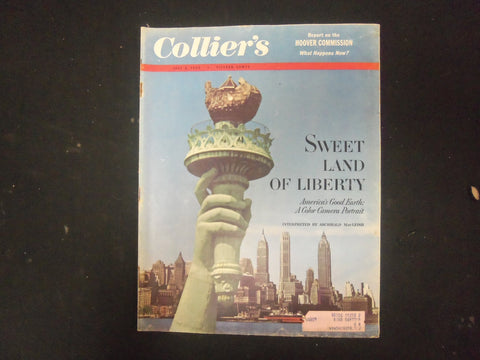 1955 JULY 8 COLLIER'S MAGAZINE - SWEET LAND OF LIBERTY COVER - ST 4531