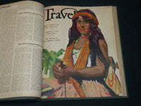 1945 NOV-1946 OCT TRAVEL MAGAZINE BOUND VOLUME - GREAT COVERS - KD 5987