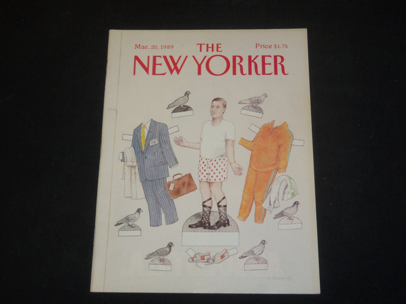 1989 MARCH 20 THE NEW YORKER MAGAZINE - ILLUSTRATED COVER - NY 1378