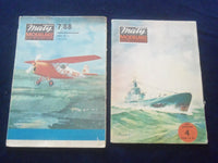 1964 MATY MODELARZ POLISH MODEL PLANES MAGAZINE - LOT OF 2 - J 8409