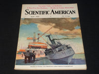 1931 APRIL SCIENTIFIC AMERICAN MAGAZINE - AMERICAN LOCOMOTIVES COVER - E 6391