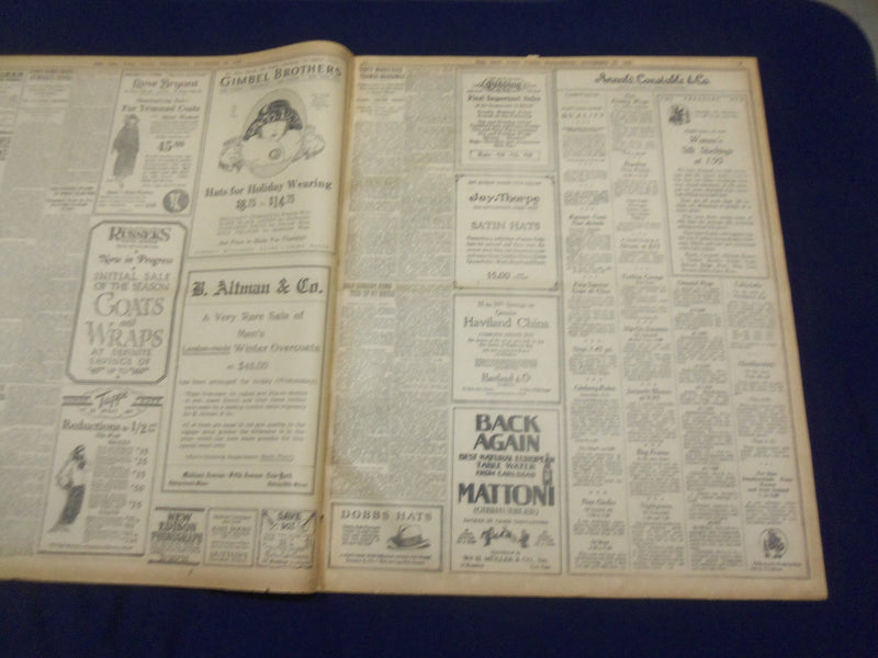 1922 NOVEMBER 29 NEW YORK TIMES - FAMOUS PLAYERS SUED FOR MILLIONS - NT 8432