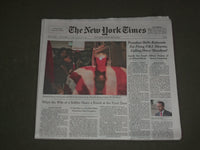 2017 MAY 12 NEW YORK TIMES - DONALD TRUMP CALLS JAMES COMEY 'A SHOWBOAT'