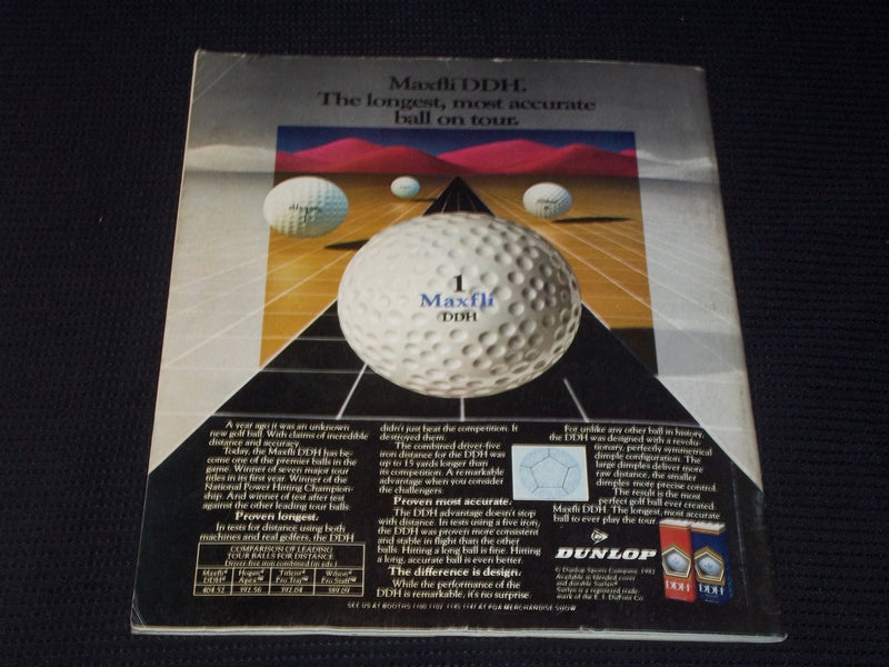 1982 JANUARY 8 GOLF WORLD MAGAZINE - JOHNNY MILLER FRONT COVER - E 6893