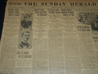 1906 APRIL 8 THE BOSTON HERALD NEWSPAPER - VESUVIUS RAZES A WHOLE TOWN - BH 278