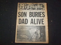 1966 JANUARY 17 MIDNIGHT NEWSPAPER - SON BURIES DAD ALIVE - NP 7358