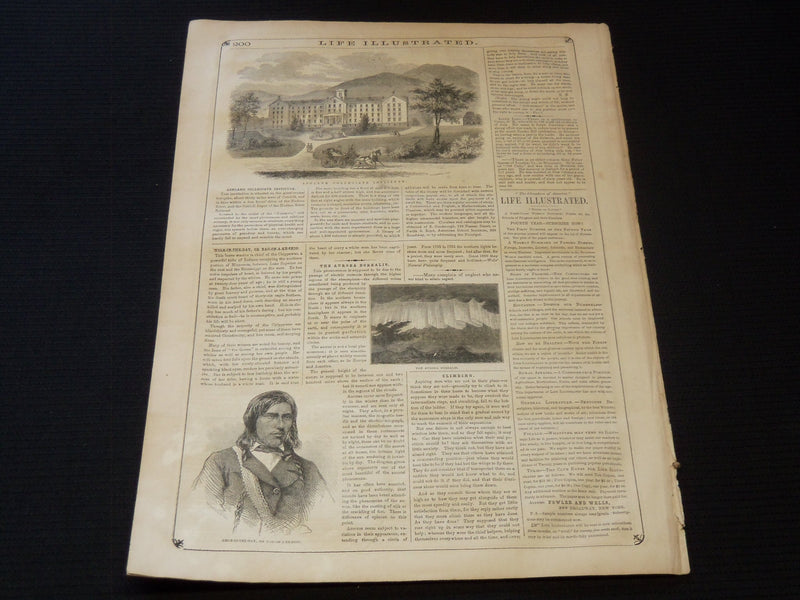 1857 OCTOBER 17 LIFE ILLUSTRATED NEWSPAPER - INTERESTING RECORDS - NP 5914