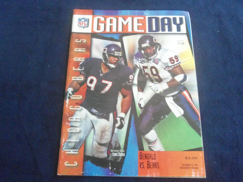 1995 DEC 10 GAMEDAY MAGAZINE - CINCINNATI BENGALS VS. CHICAGO BEARS - SP 4686O