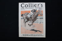 1920 AUGUST 7 COLLIER'S MAGAZINE - A JOCKEY ON HORSE COVER - E 10991