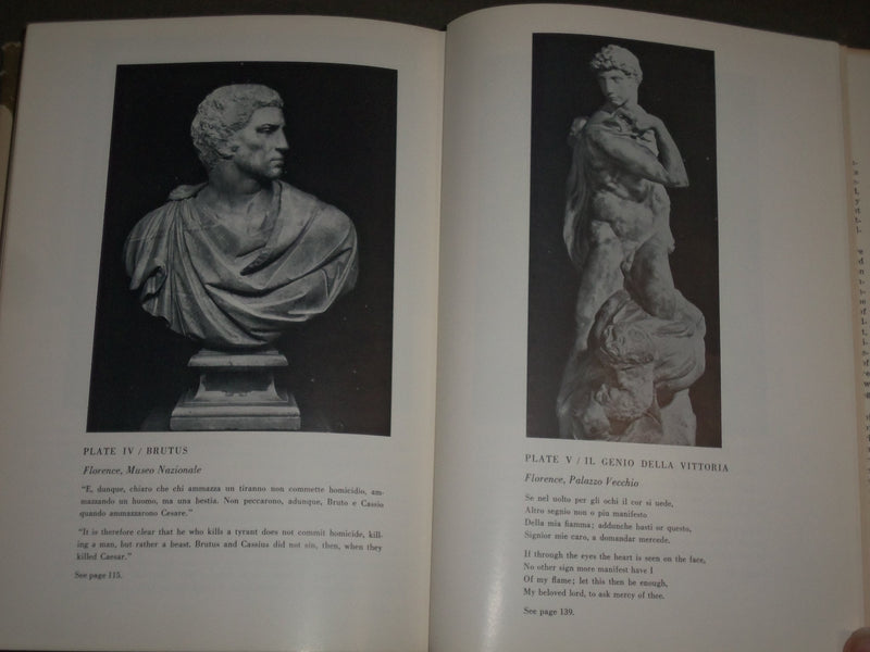 1961 MICHAELANGELO'S THEORY OF ART BY ROBERT J. CLEMENTS - NICE PLATES - I 1330