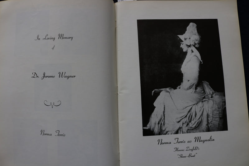 1977 NOVEMBER 4 THE ZIEGFELD CLUB 41ST ANNIVERSARY BALL PROGRAM - K 1736