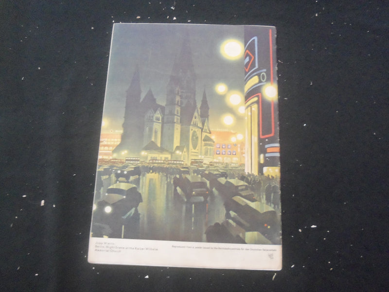 1934 GERMANY MAGAZINE - NO. 7 - NICE ILLUSTRATED COVER - ENGLISH TEXT - B 1140G