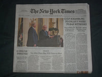 2020 JANUARY 29 NEW YORK TIMES- GOP SCRAMBLING TO COLLECT VOTES TO BAR WITNESSES