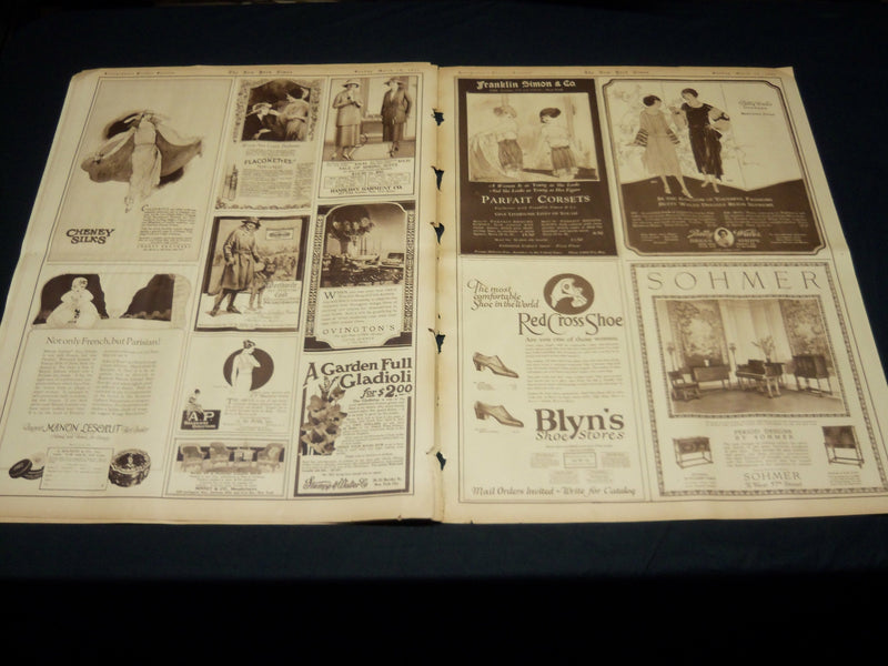 1922 MARCH 19 NEW YORK TIMES PICTURE SECTION NO. 4, 5 & 6 - NICE PHOTOS- NT 8850