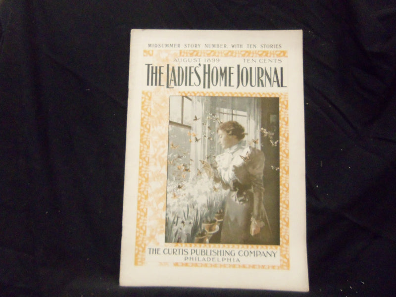 1899 AUGUST LADIES' HOME JOURNAL MAGAZINE - GREAT ILLUSTRATIONS & ADS - ST 1593