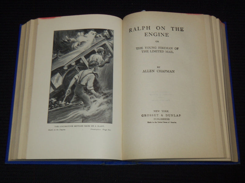 1906-1910 RALPH ON THE RAILROAD 4 NOVELS IN ONE BY ALLEN CHAPMAN - KD 7846