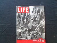 1942 FEBRUARY 23 LIFE MAGAZINE - GUNS FOR MERCHANTMEN - L 275