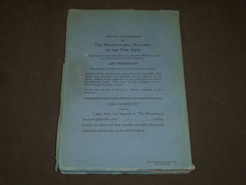 1931 CATALOGUE OF 126TH PENNSYLVANIA ACADEMY OF FINE ARTS MAGAZINE - ST 5246