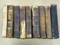 1834-1866 THE CHRISTIAN EXAMINER REVIEW MAGAZINE BOUND VOLUME LOT OF 9- KD 1144A