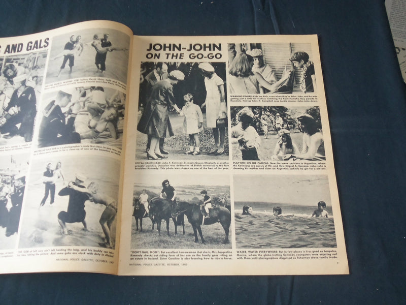 1967 OCT THE NATIONAL POLICE GAZETTE MAGAZINE - LYNDON JOHNSON - VIETNAM- B 5730