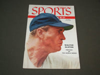 1955 SEPTEMBER 26 SPORTS ILLUSTRATED MAGAZINE - WALTER ALSTON - SP 8754