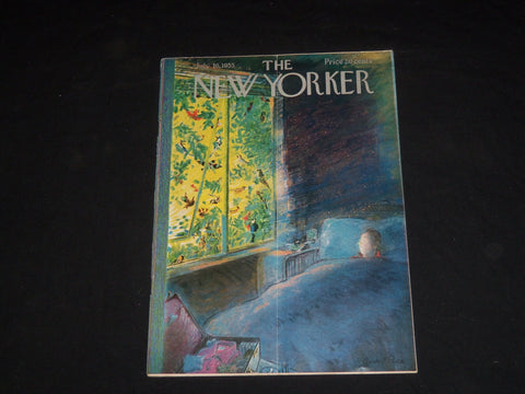 1955 JULY 16 THE NEW YORKER MAGAZINE - ILLUSTRATED COVER - NY 523