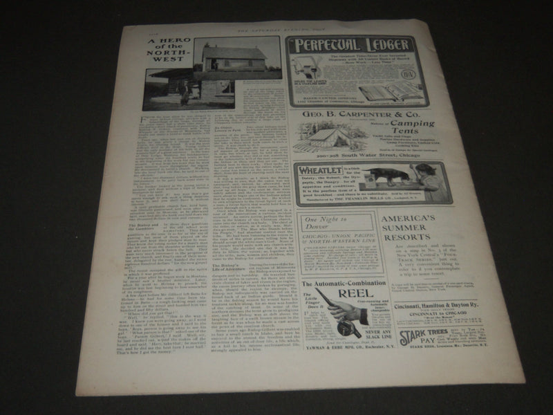1900 JUNE 23 THE SATURDAY EVENING POST MAGAZINE - ILLUSTRATED COVER - SP 588