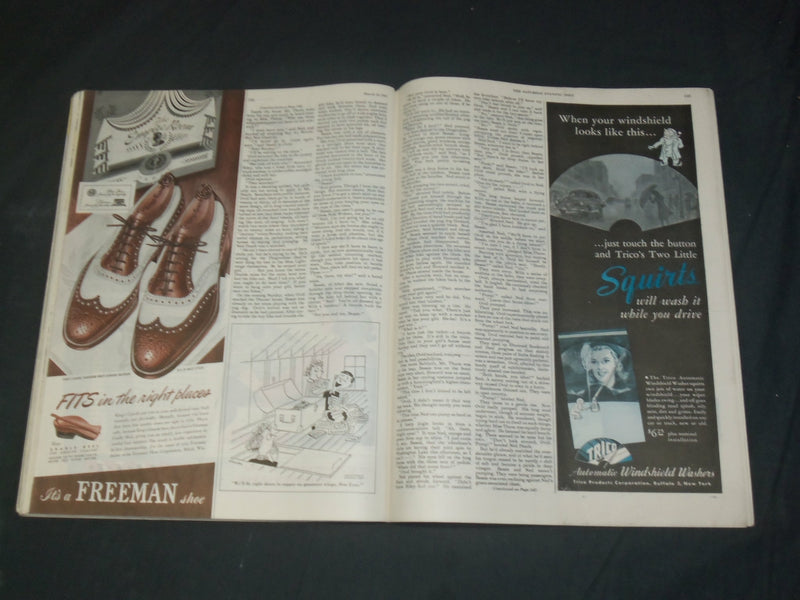 1947 MAR 22 THE SATURDAY EVENING POST MAGAZINE - NORMAN ROCKWELL COVER- SP 2484L