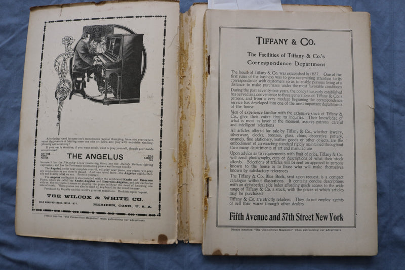 1908 THE CONNECTICUT MAGAZINE - SOFTCOVER - K 3205