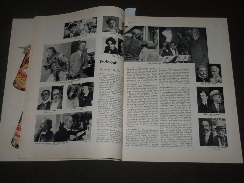1932 JULY VANITY FAIR MAGAZINE - GREAT ILLUSTRATED COVER - COVARRUBIAS - F 434