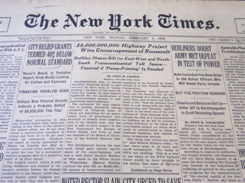 1938 FEB 7 NEW YORK TIMES - DR. CHARLES H. LEE IS KILLED WRITING SERMON- NT 6259