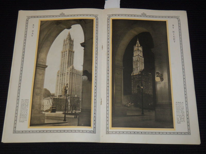 1925THE CATHEDRAL OF COMMERCE BOOK - WOOLWORTH BUILDING, NEW YORK - J 7936