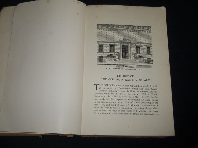 1917 CATALOGUE OF THE PAINTINGS IN THE CORCORAN GALLERY OF ART - J 3897