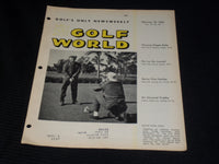 1966 FEBRUARY 18 GOLF WORLD MAGAZINE - JACK HUTCHINSON SR. FRONT COVER - E 7265