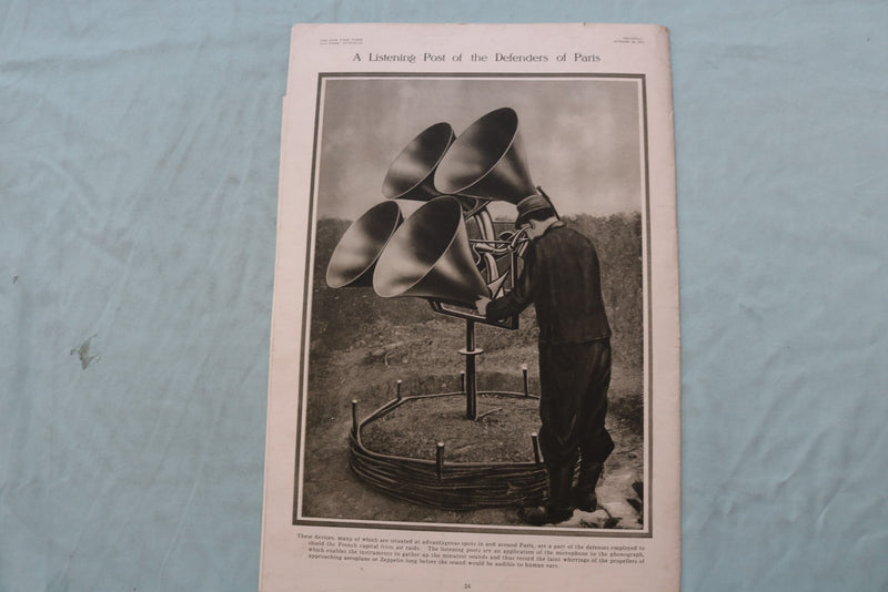 1915 OCTOBER 28 NEW YORK TIMES MID-WEEK PICTORIAL - BULGARIAN BALLOON - NP 9152