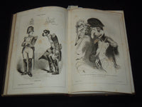 1848-1849 REVUE COMIQUE FRENCH MAGAZINE BOUND VOLUME - NICE ILLUS. - KD 879E