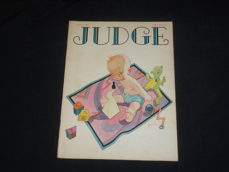 1931 AUGUST 1 JUDGE MAGAZINE - DR. SEUSS ILLUSTRATION INSIDE - ST 5693