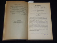 1940-1950 BULLETIN DE L'INSTITUT EGYPTIEN FRENCH VOLUMES LOT OF 10 - KD 52B