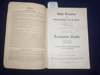1918 BIBLE LESSON FOR THE SUNDAY SCHOOL AND THE HOME - J 9475