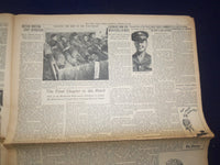 1945 MARCH 26 NEW YORK TIMES - 3D ARMY CROSSES MAIN IN 27-MILE DASH - NP 6677