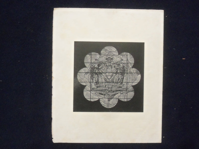 1899 SALLY DOW CLEMENT - DEDICATION OF WINDOW - SOFTCOVER BOOKLET - K 225