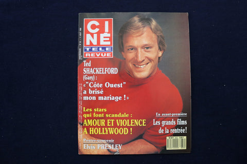 1988 AUGUST 11 CINE TELE REVUE MAGAZINE - TED SCHACKELFORD COVER - E 12045