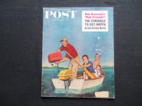 1959 JUNE 27 THE SATURDAY EVENING POST MAGAZINE - ILLUSTRATED COVER - SP 2235