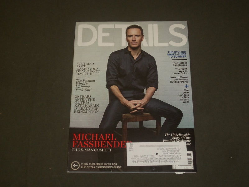2014 JUNE/JULY DETAILS MAGAZINE - MICHAEL FASSBENDER COVER - B 1670