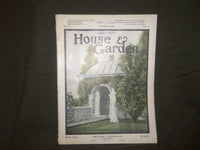1906 OCTOBER THE HOUSE & GARDEN MAGAZINE - GREAT PHOTOS & ADS - ST 779