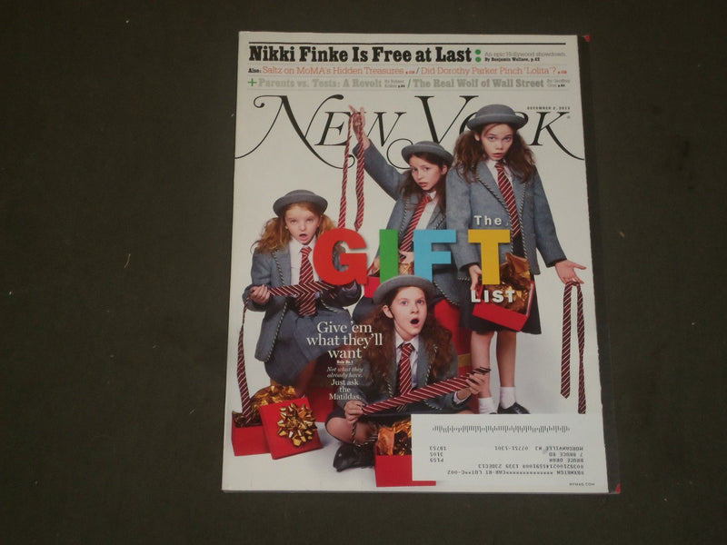 2013 DECEMBER 2 NEW YORK MAGAZINE - THE GIFT LIST - B 2158