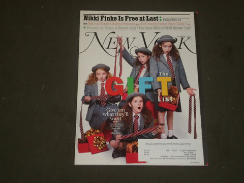 2013 DECEMBER 2 NEW YORK MAGAZINE - THE GIFT LIST - B 2158