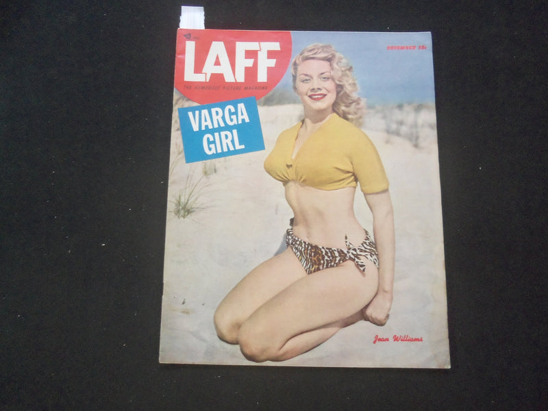 1950 DECEMBER LAFF MAGAZINE - JEAN WILLIAMS COVER - VARGA GIRL INSIDE - J 7789