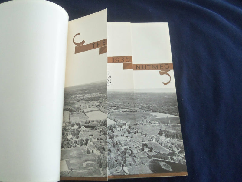 1936 THE NUTMEG CONNECTICUT STATE COLLEGE YEARBOOK - STORRS, CT - YB 2630